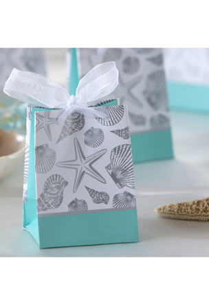 Favor Gift Bags, Seashells (6-pack)