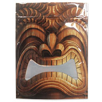 Stand-Up Zipper Pouch 6-pk, Happy Tiki