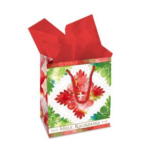 Small Gift Bag, Quilted Holidays