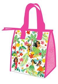 Sm Insulated Tote, Island Hula Honeys - Pink