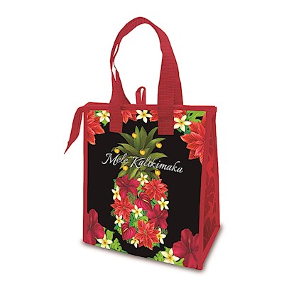 Holiday Non-Woven Bag, Pineapple Floral