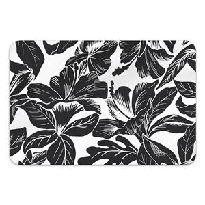 Translucent Placemats, Hibiscus Dawn - Black