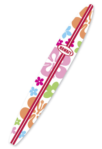 Emery Surfboard Hawaii Flower Power