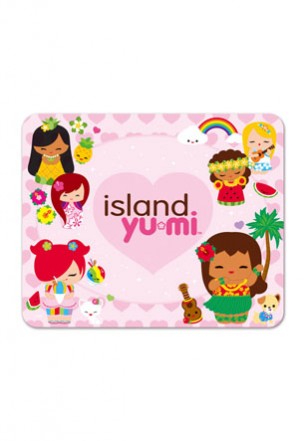 Microfiber Mouse Pad, Island Yumi