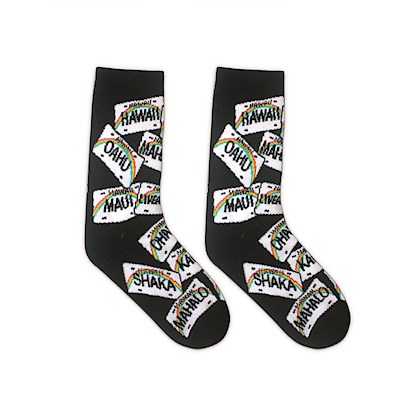 Island Socks 1-pr Men, License Plates