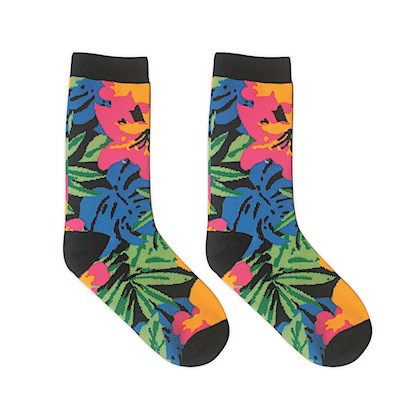 Island Socks 1-pr Men, Tropical Bloom