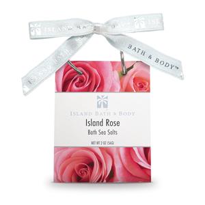 2 oz. Bath Sea Salt Bags, Island Rose CLS