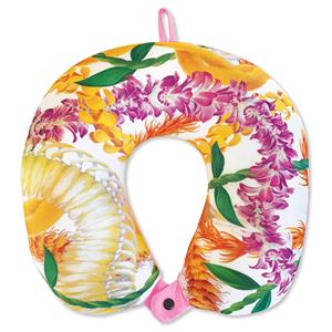 Microfiber Neck Pillow,  Leis of Aloha