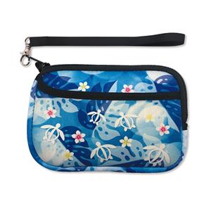 Neoprene Wristlet, Honu Floral