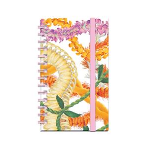 Notebook w/ Elastic Band, Leis of Aloha