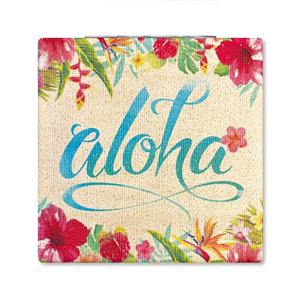Compact Mirror, Aloha Floral