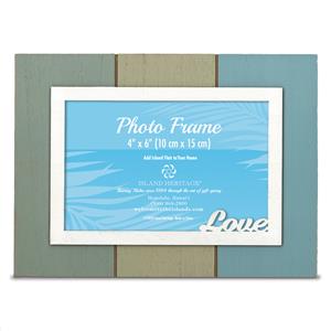 IH Painted Wood Photo Frame, Love 4X6