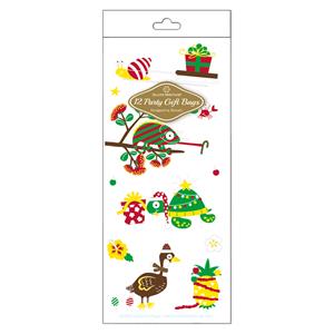 Cello Bag 12-pk SM, Festive Friends