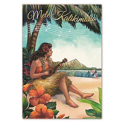 12-ct Deluxe Box, Vintage Hawaii