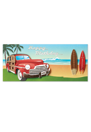 Greeting Card, Totally Tubular (H 7.8 x 3.5)