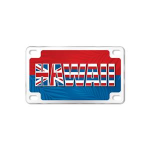 Magnet, License Plate - Hawai'i Flag Print