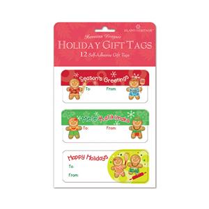 Adhesive Gift Tag 12-pk, Aloha Treats  NEW!