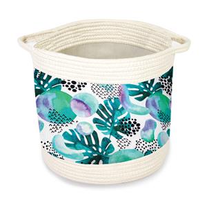 Storage Baskets, Midnight Monstera - Large