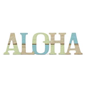 Wooden Laser-Cut Sign, Aloha