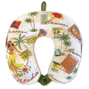 Microfiber Neck Pillow,  Stamped with Aloha