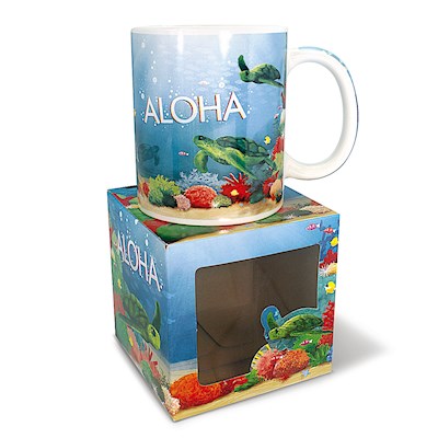 10 oz. Boxed Mug, Under the Sea