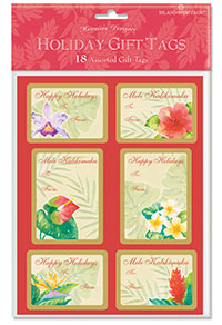 Adhesive Gift Tag 18-pk, Festive Florals