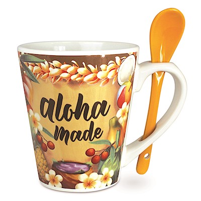 12 oz. Mug & Spoon Set, Aloha Made