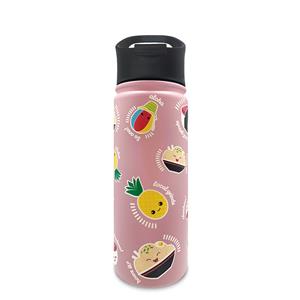 18.6 oz. Island Flask, Local Grindz - Light Pink