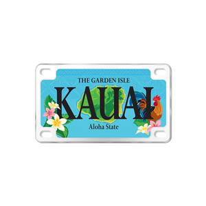 Magnet, License Plate - Rooster Kaua'i