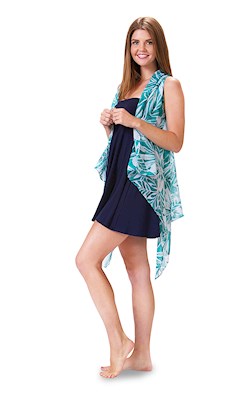 Tropical Teal Essential Cover Up