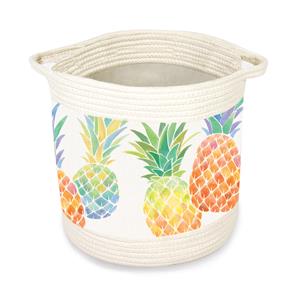 Storage Baskets, Watercolor Pineapple - Medium