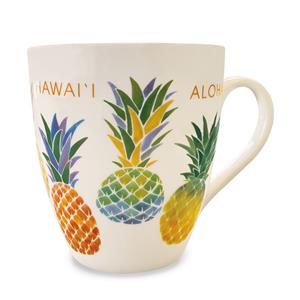 18 oz. Mug, Watercolor Pineapple