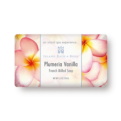 Island Bath & Body, Soap F/M Plumeria Vanilla Classic 150G