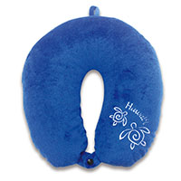 Travel Neck Pillow, Velvet - Honu Swirl