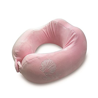 Travel Neck Pillow Memory Foam, Seashells