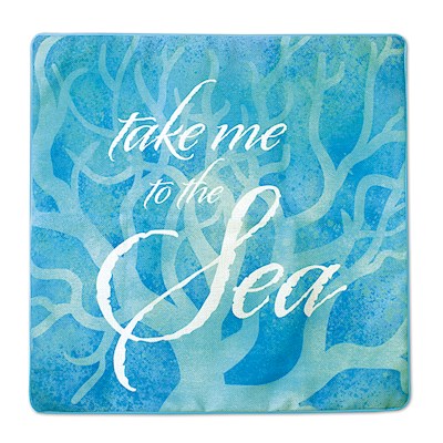 Coastal Pillow Cover, Take Me to the Sea