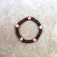 Elastic Coco & Wood, Pink