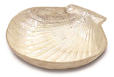 Mini Clamshell Soap Dish - Natural 4"