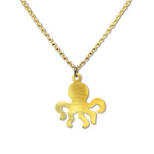 Gold octopus hotsell necklace