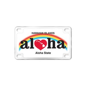 Magnet, License Plate - Heart Of Hawai'i Aloha