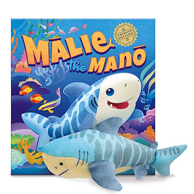 Shark Book & Plush Set