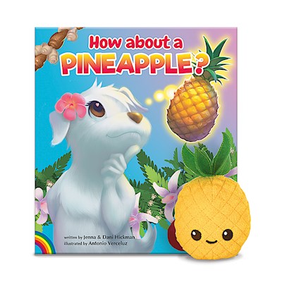 Pineapple Book & Plush Set