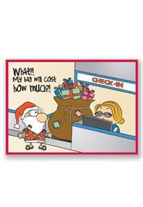 12-ct Box Xmas, Mele Kalikimaka Baggage Free