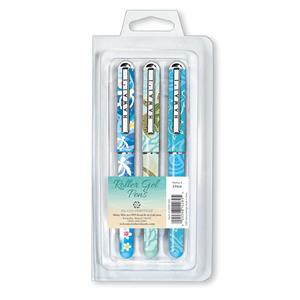 3-pk Rollerball Pens, Honu II