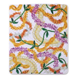 Beach Mat with Zipper Pouch- Leis of Aloha