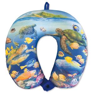 Microfiber Neck Pillow,  Ocean of Friends