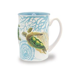 14 oz. Embossed Mug, Honu Voyage