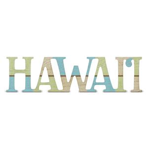 Wooden Laser-Cut Sign, Hawaii
