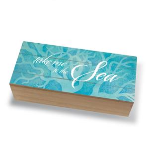 Coastal Wood Box, Take Me to the Sea