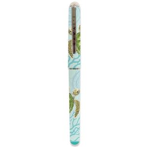 Single Rollerball Pen, Honu Voyage - Aqua